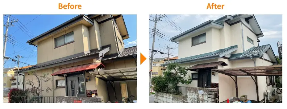 水性セラミシリコンの施工事例